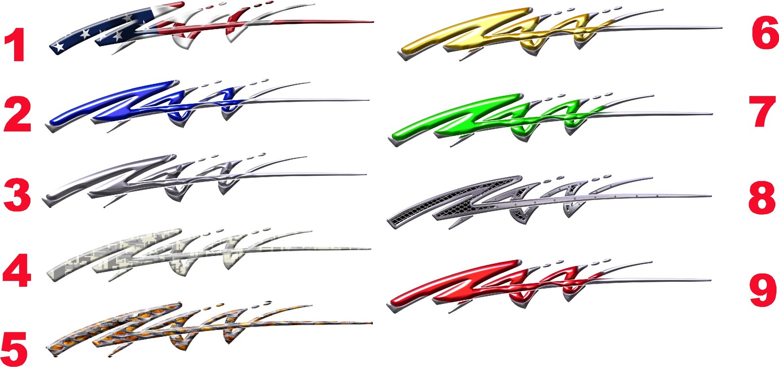 Boat Car Truck Trailer Graphics Decal Vinyl Sticker pinstripe 100″ x 12″