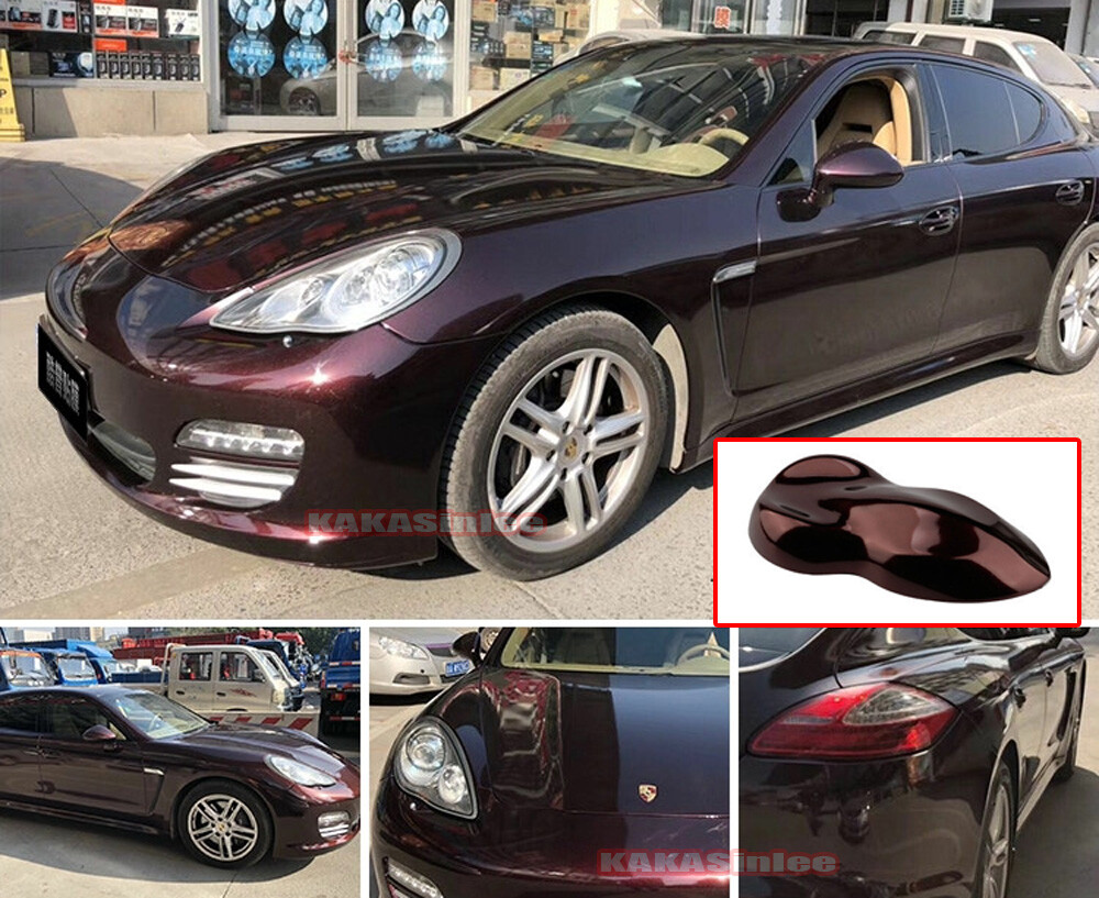 50FT X 5FT Full Car Wrap Black Rose Pearl Glossy Satin Chrome Vinyl Sticker HDUS