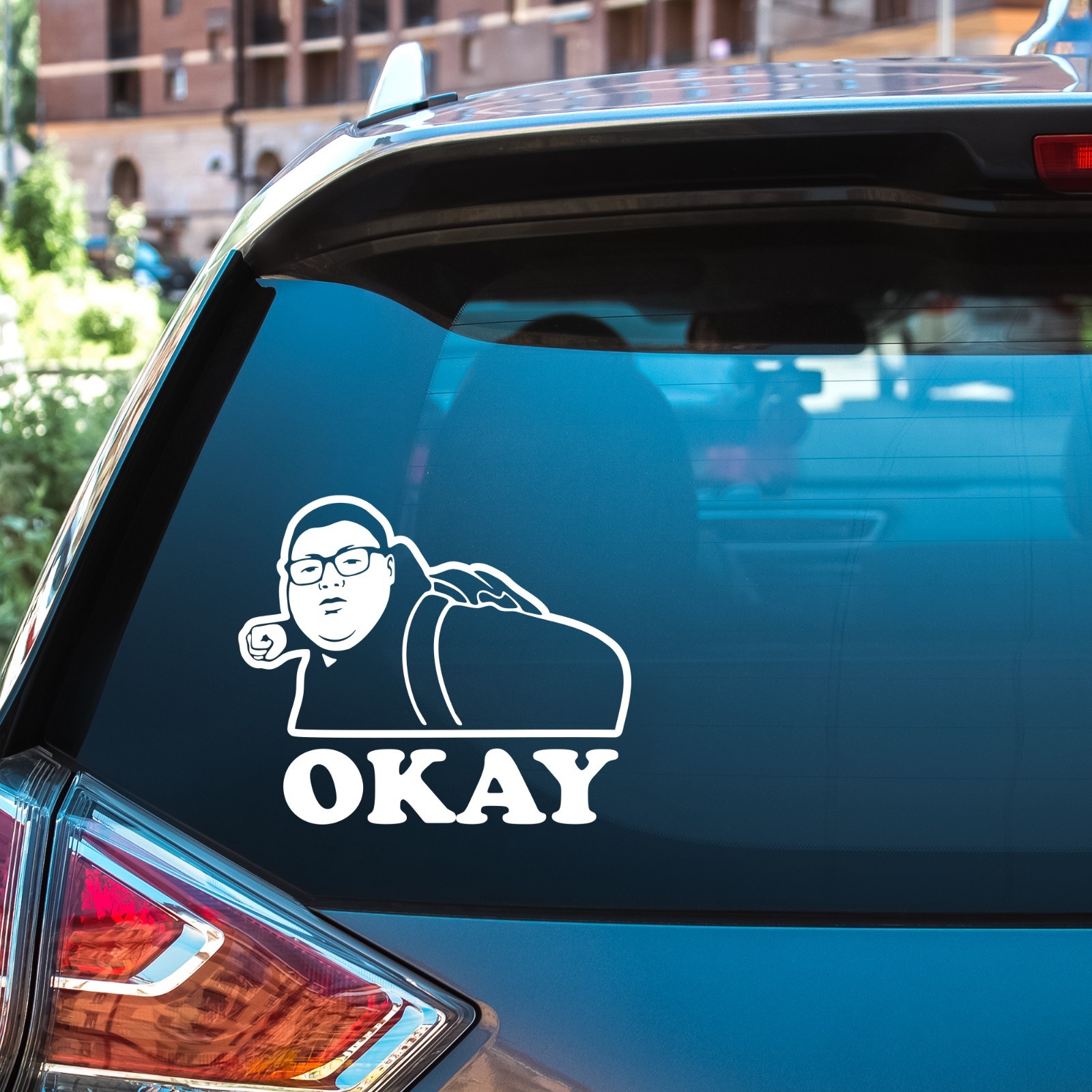 OKAY Kid Meme Vinyl Decal Sticker Anti-Hate Protest Funny Car Window Laptop Wate