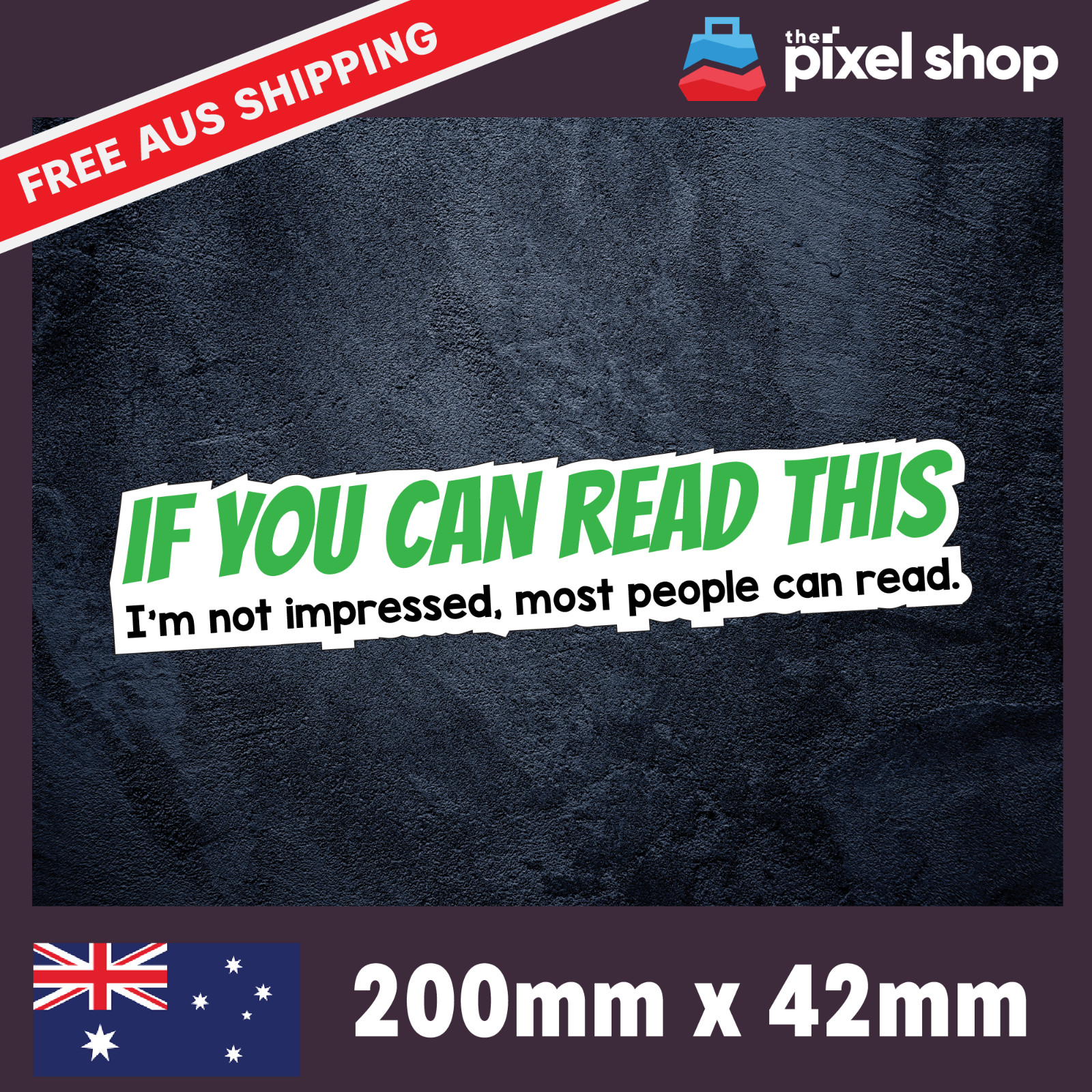 If You Can Read This Sticker Funny window bumper funny car decal baby jdm v8