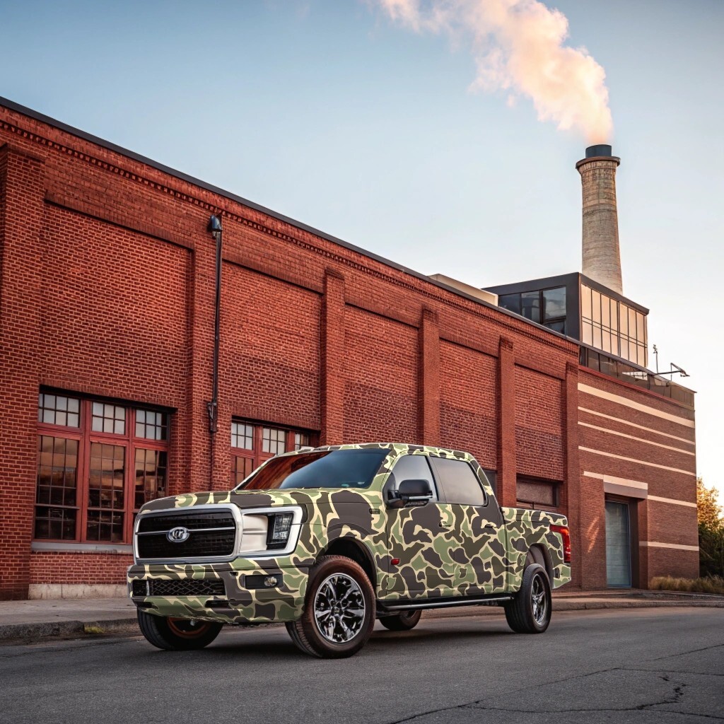Premium Camouflage Camo Drake Forest Style Car Vinyl Wrap Decal Sheet Film DIY