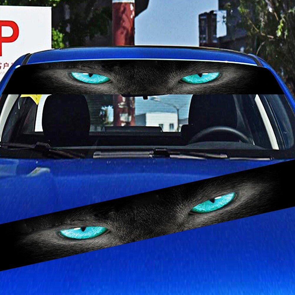 DIY Car Front Windshield Sticker Vinyl Decals Decoration Sunshade Stickers Trim