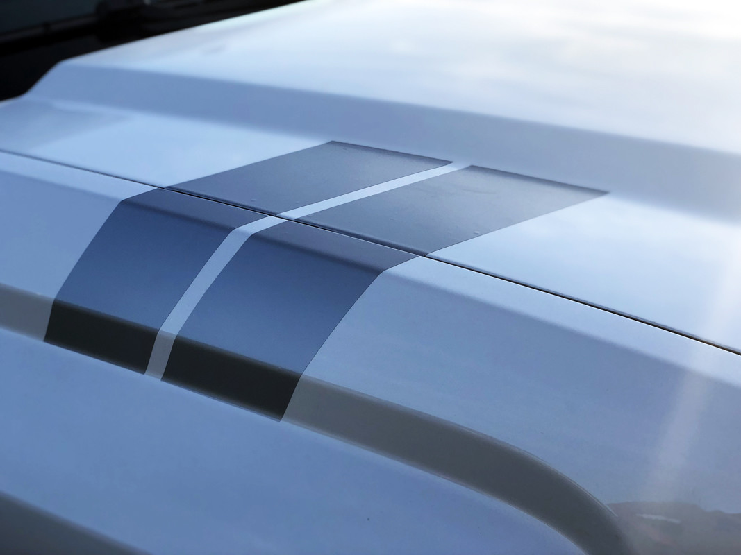 Fender Racing Hash Stripes Vinyl Decal for 2014 2015 2016 2017 2018 GMC Sierra