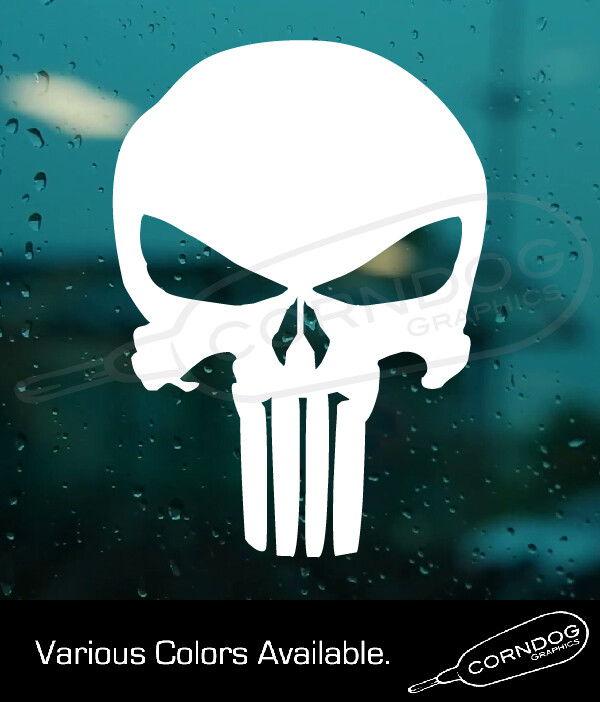 Punisher STICKER VINYL STICKERS DECAL 2nd AMENDMENT CASTLE SKULL