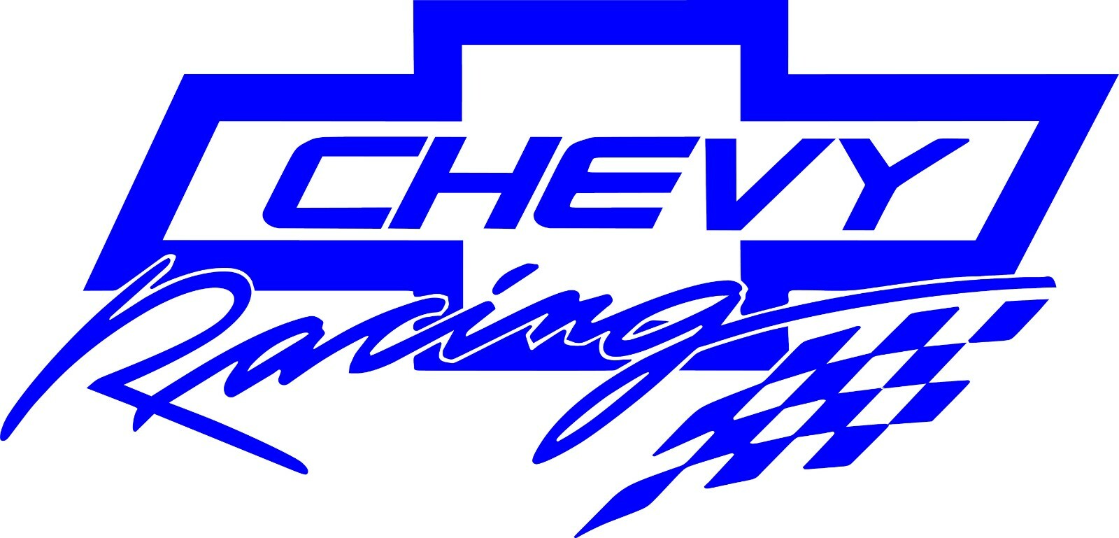 Chevy Racing Decal 6″in x 3″in -In your choice of color