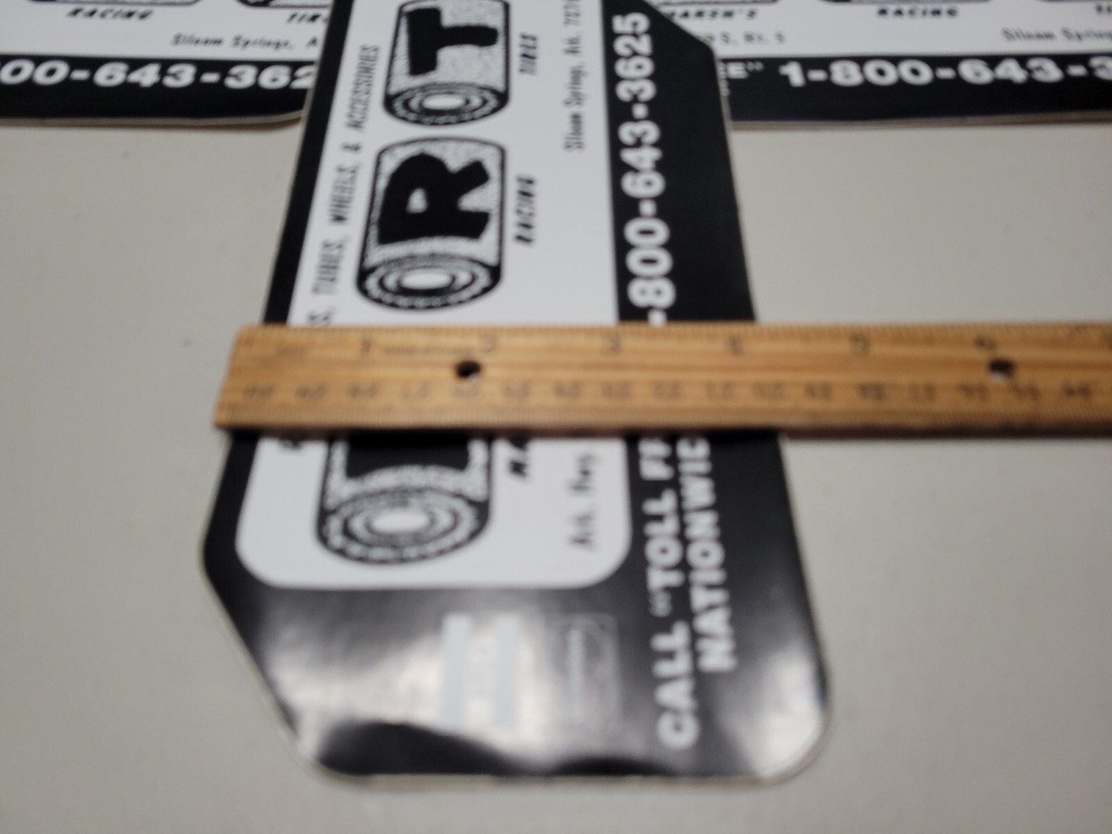 3x Vintage 9″ x 4.25″ Marsh’s Racing Tires Sticker Decal Racing Car Drag Racecar
