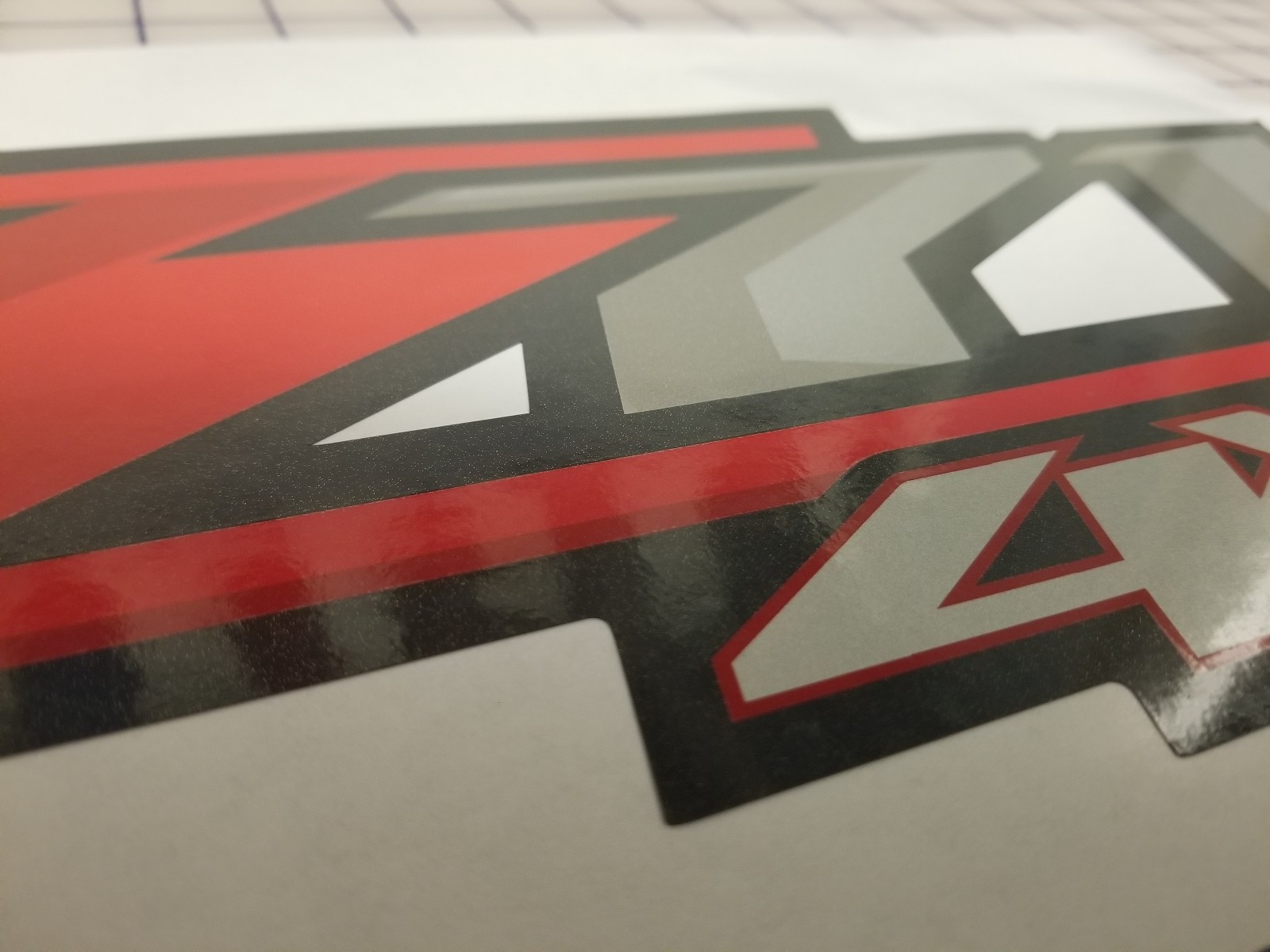 Pair Large Beveled Z71 4×4 Decals fits Chevrolet/GMC TOP QUALITY