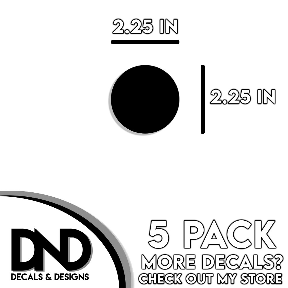 Puck Futin Mini Decals – Pro Ukrainian Anti Russia Circle Multi Packs 2.25in
