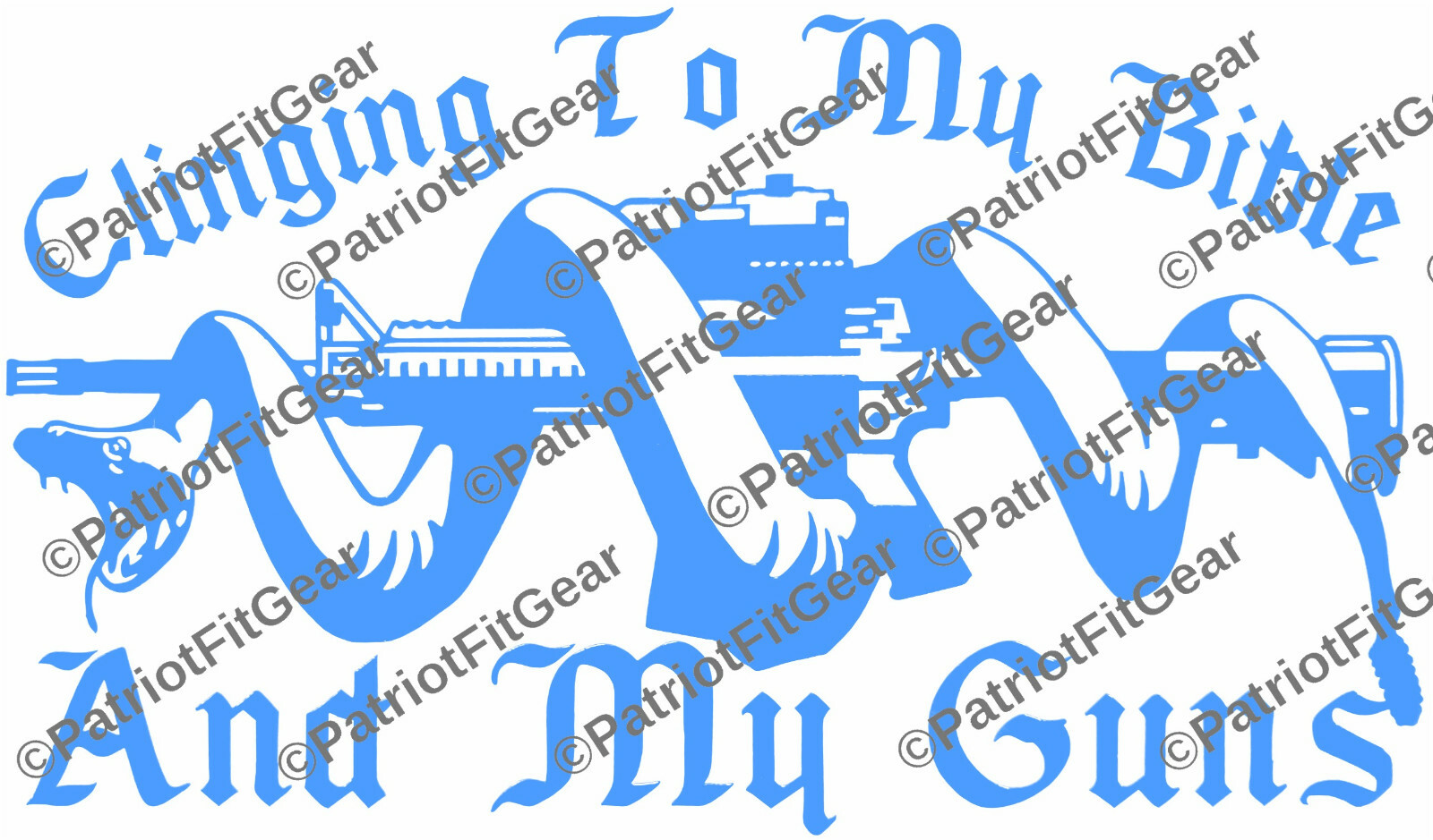 Molon Labe,Clinging To My Bibles And Guns,8″x4.5″,2A,Snake Coiled,Vinyl Decal