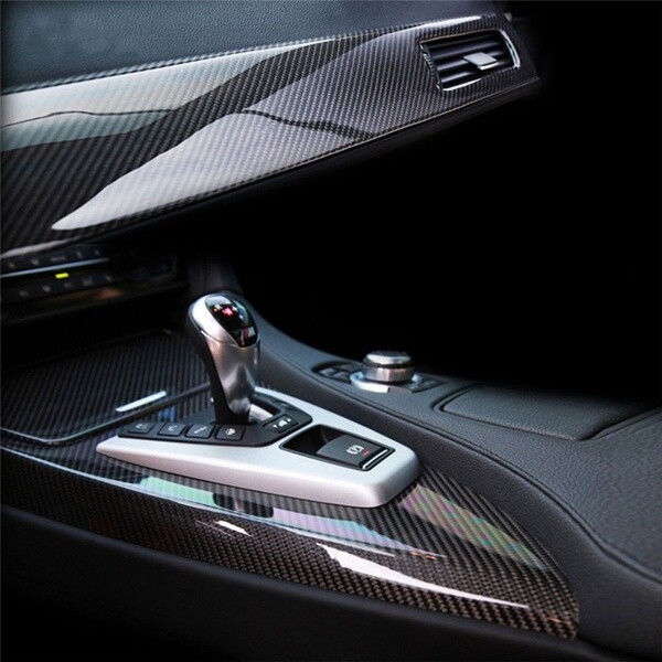 High Quality 5D Gloss Car Carbon Fiber Vinyl Wrap Sticker Film Roll Air Free