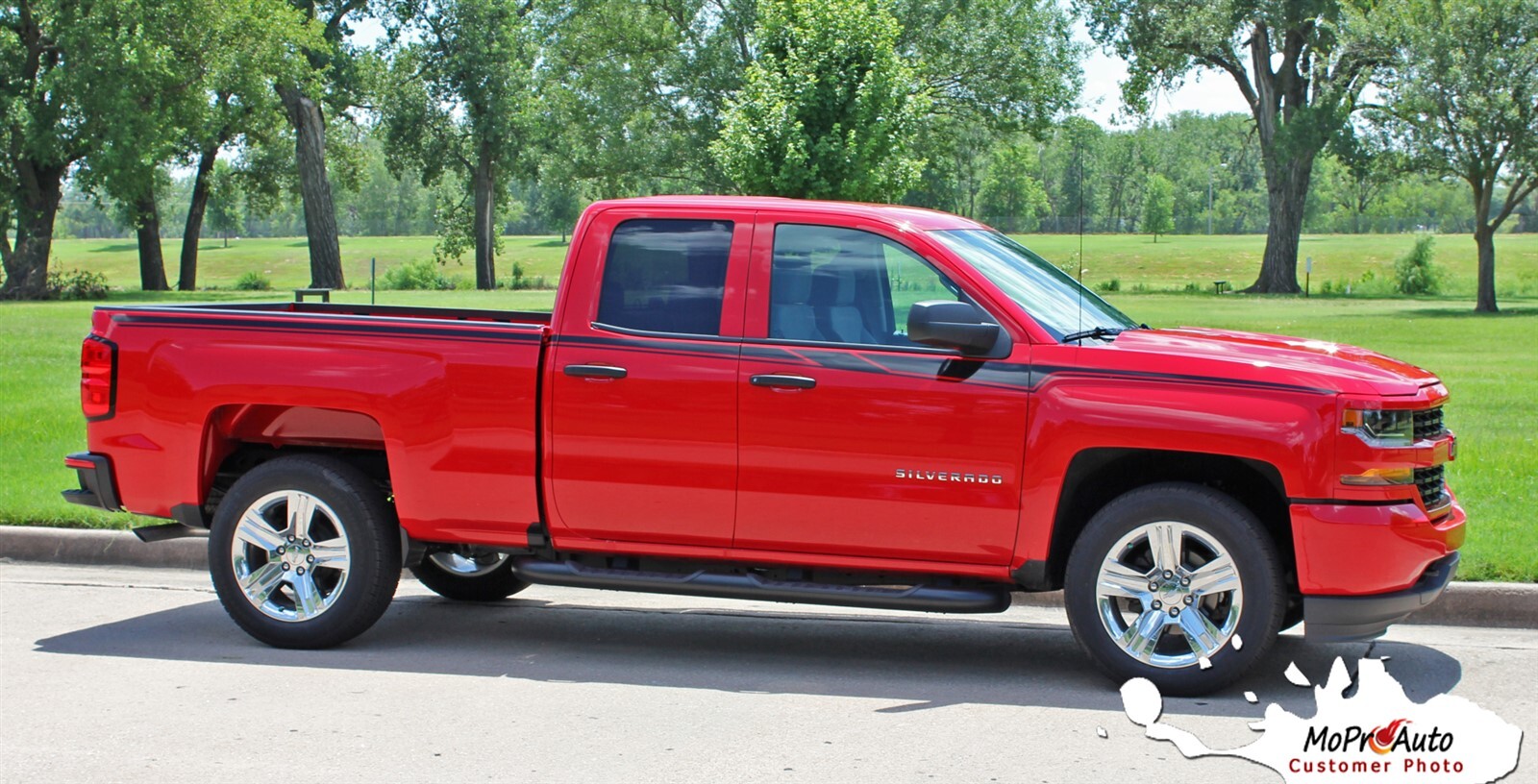 ACCELERATOR 2014-2018 Chevy Silverado Decal Graphic Side Stripe 3M Pro Vinyl Kit
