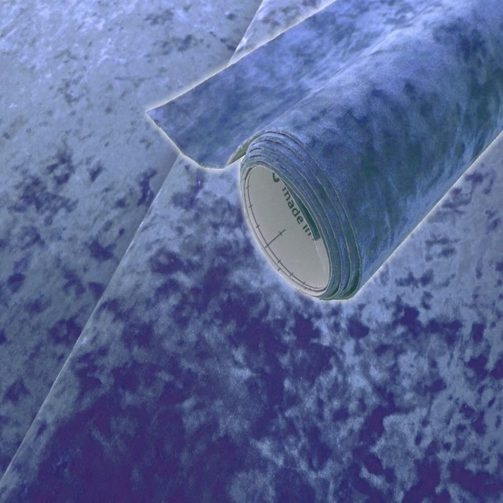 Crushed Velvet SelfAdhesive Fabric Wrap for Car Interior, Furniture, DIY