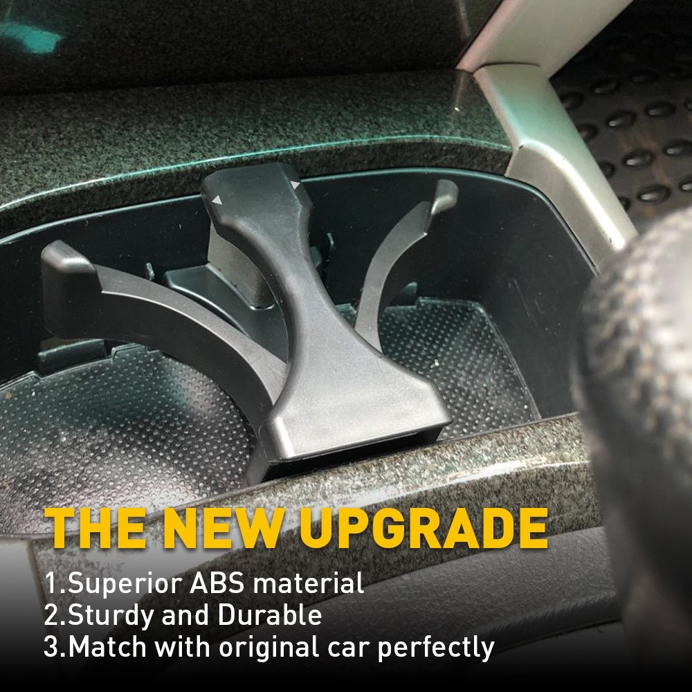 1/2Set Center Console Cup Holder insert Divider For Toyota 4Runner 4 Runner 5560