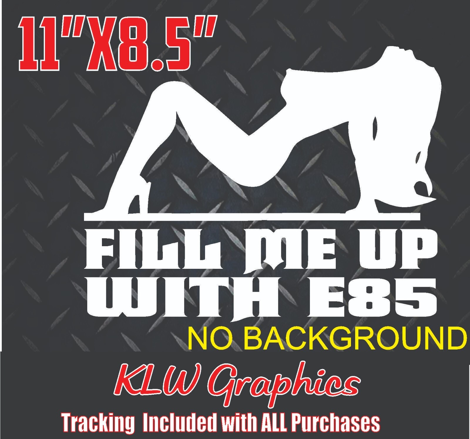 E 85 Fill me up Decal Sticker stacks Turbo Diesel TRUCK 7.3 6.6 JDM DRIFT CAR