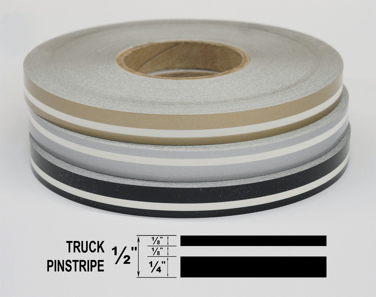 Truck Car PinStripe 1/2″ (8/16″) x 150′ Roll Accent Pinstripe Stripe