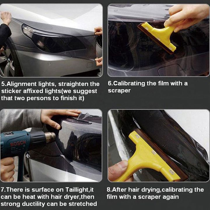 AS All Car Light Window Tint Film Roll 3-6m x 75cm 20% VLT Shade Uncut Black