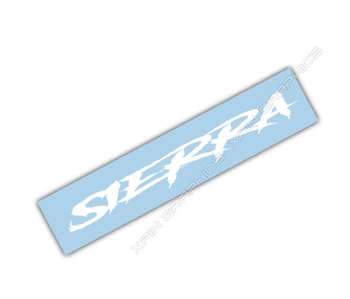 Sierra Windshield Decal Banner Sticker Fits GMC Truck Front/Back/Top/Bottom
