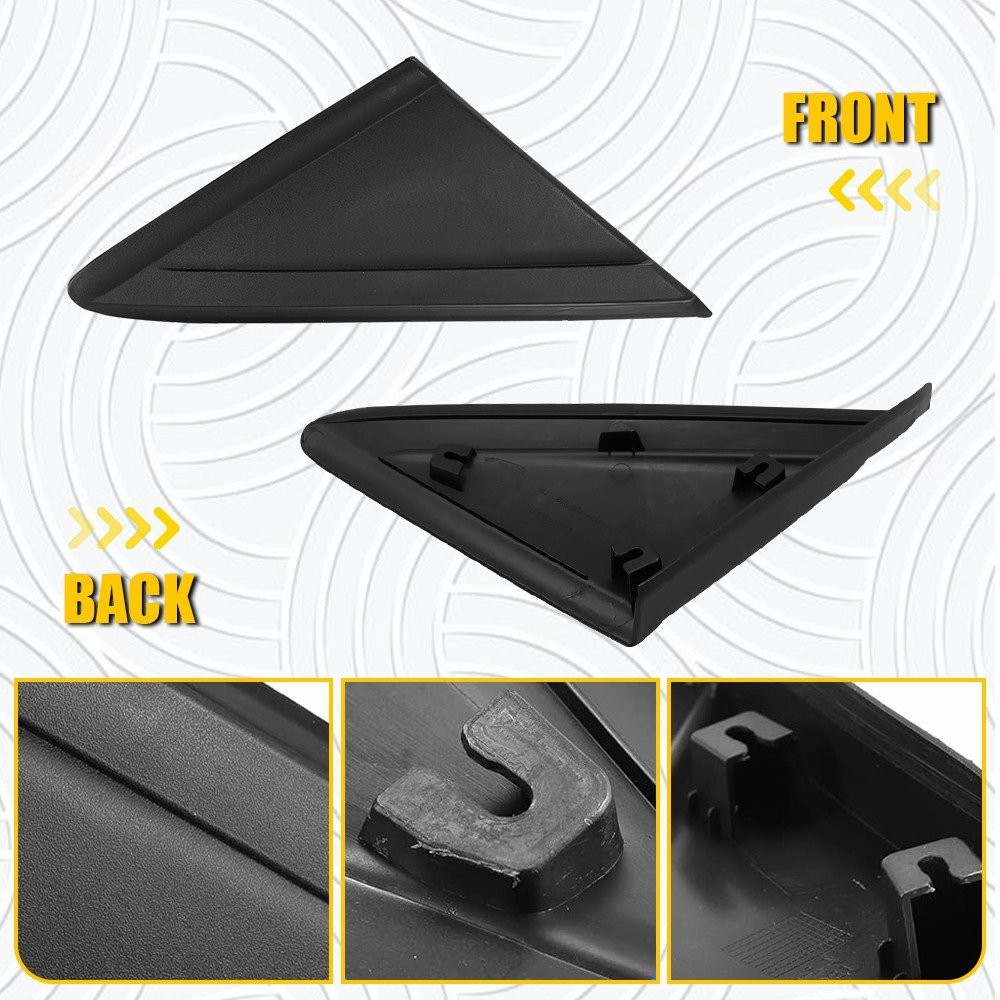 Front Left/Right Mirror Corner Triangle Fender Cover for Ford Escape 2013-2019 E