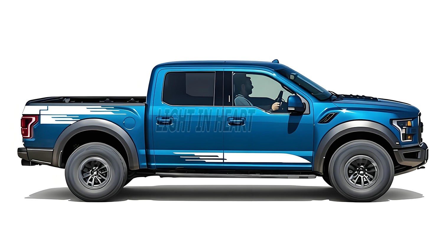 Fit For Ford Raptor F-150 Graphics Sticker Pickup Trunk Side Door Stripe Decals