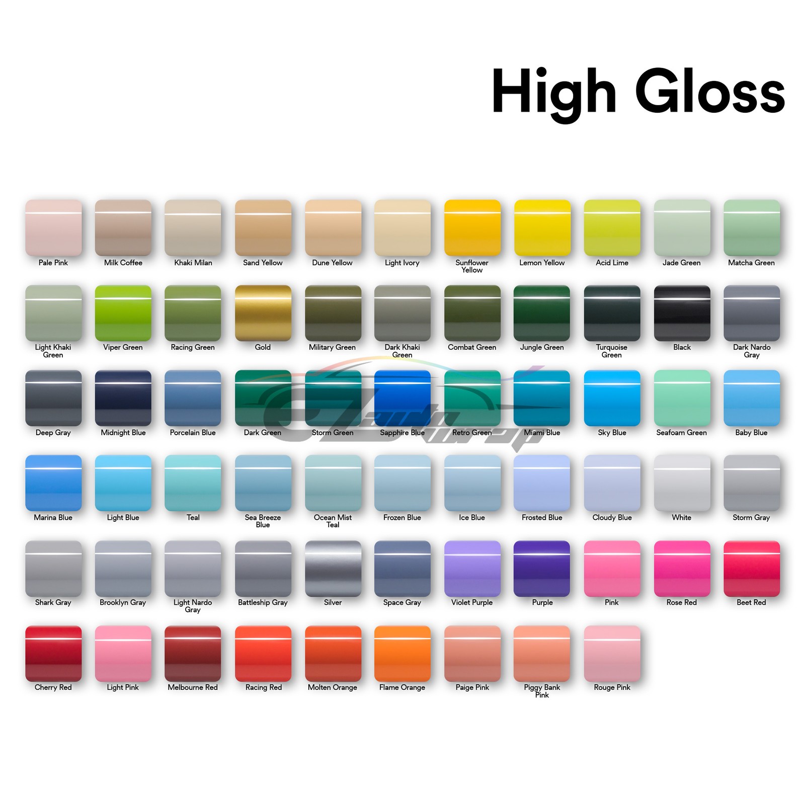 High Gloss Dark Nardo Gray Car Vinyl Wrap Sticker Decal Sheet Film Air Release