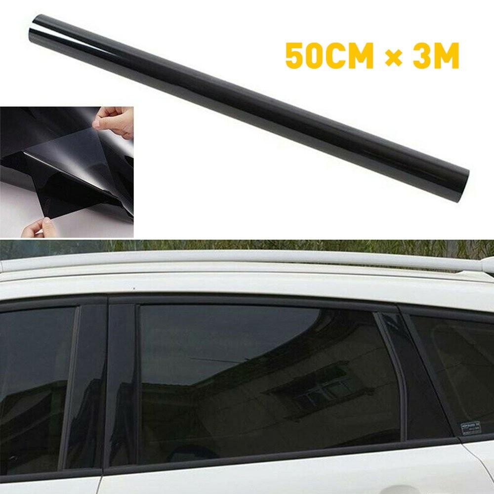 1/300 x 50cm Light Smoke Black Tint Film Headlights Tail light Car + SQUEEGEE Y