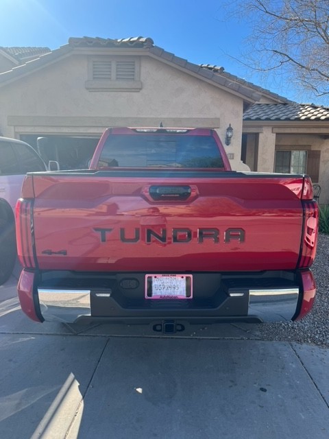 Toyota Tundra Tailgate Indent Decal 2022 2023 2024 2025 2026