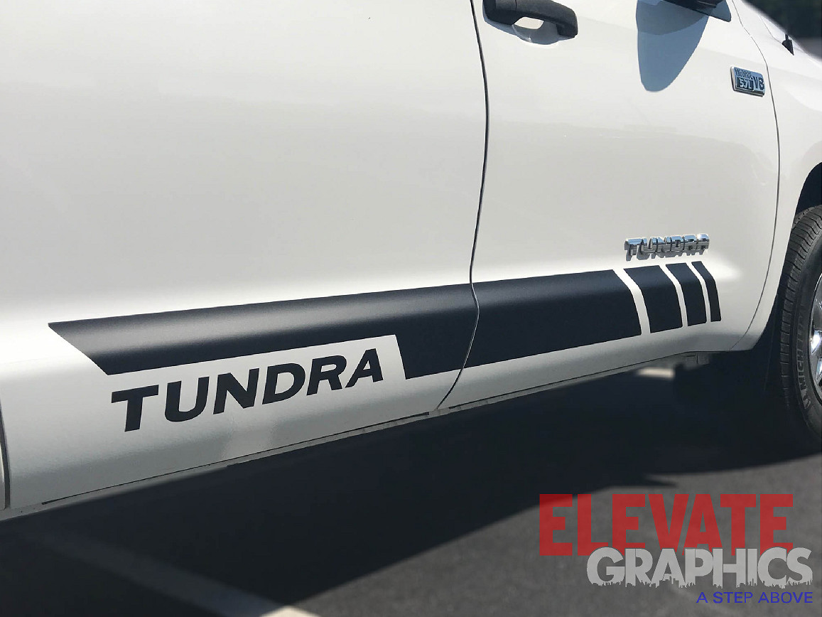 2007-2025 For Toyota Tundra Decals Side Rocker Lower Stripes Vinyl Graphics