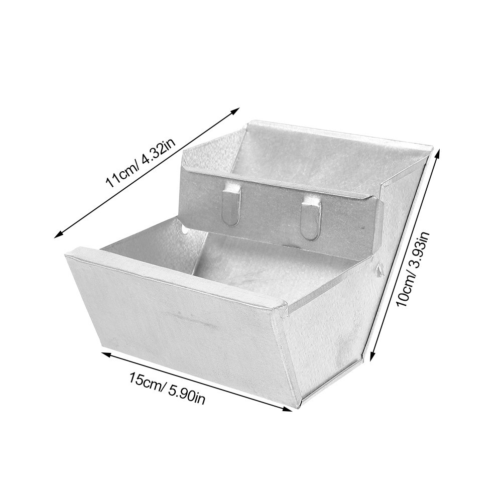 Chicken Coop Waterer Bunny Food Dispenser Cage Feeder Duck Waterers