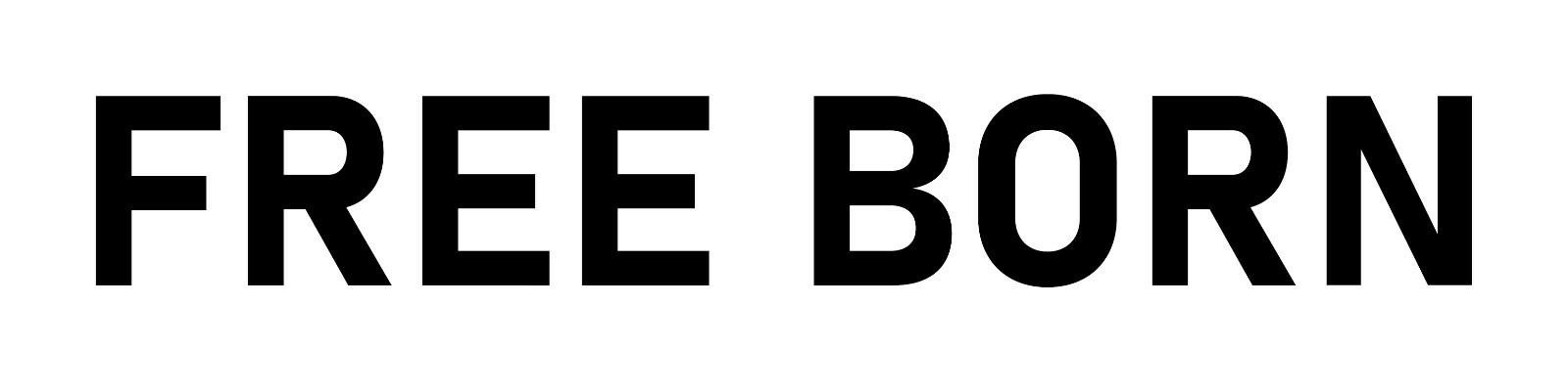 Free Born Bumper Sticker Decal | Waterproof | Fade Resistant Ink