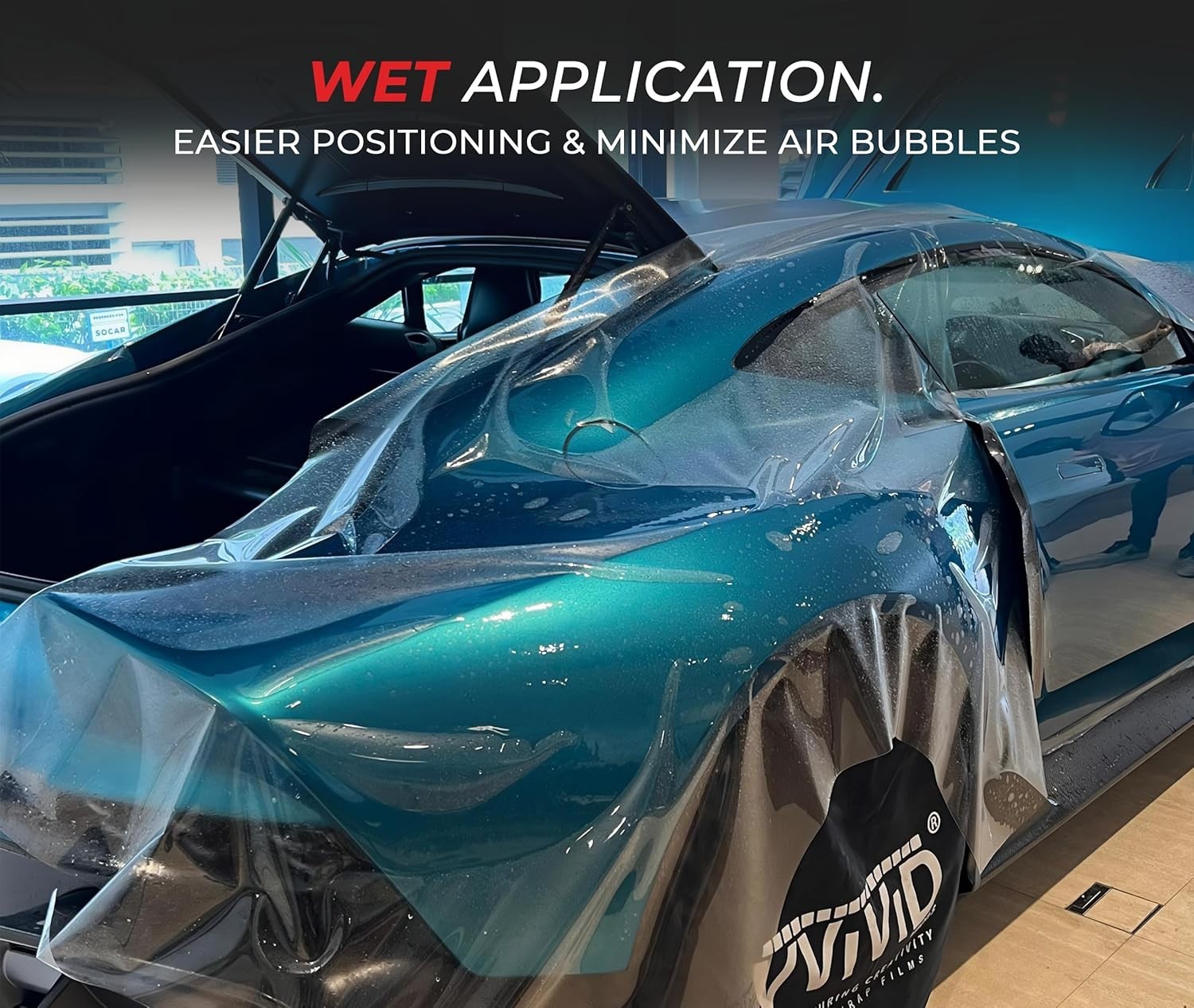 VVIVID BARRICADE CLEAR GLOSS PAINT PROTECTION FILM PPF 12″ x 96″ (30cm x 244cm)