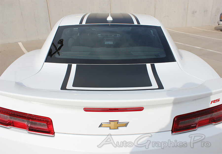 Wide Center Middle Hood Racing Rally Stripes Vinyl Pro 3M Decal for 2014 Camaro
