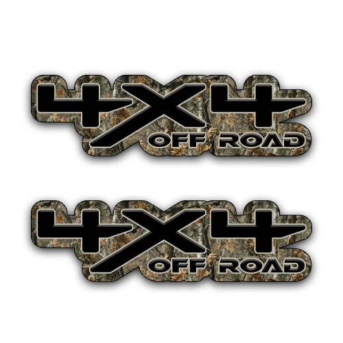 (2) 4×4 Off Road Camo Decal Sticker Truck Bed Tailgate Camouflage Universal