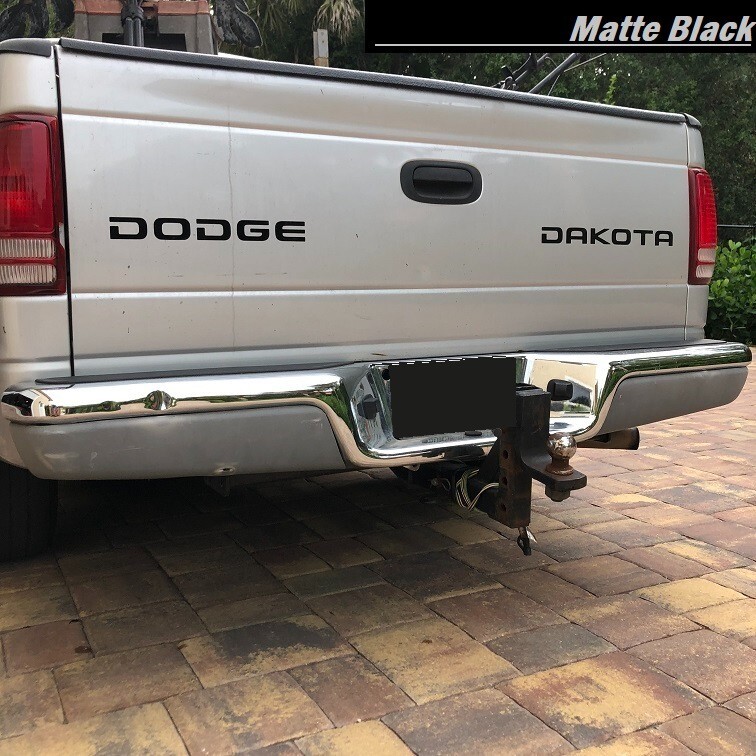 Tailgate Letter Decals Fits 1998-2004 Dodge Dakota Pickup Truck
