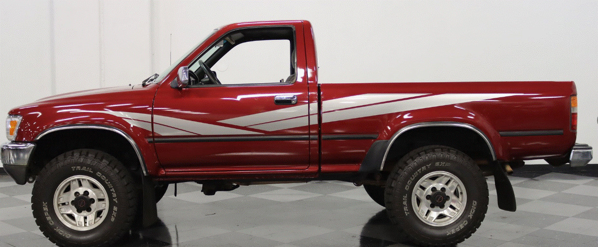 VINTAGE RETRO SYLE VINYL DECALS/ GRAPHICS/ Fit 89 TOYOTA PICKUP MODELS