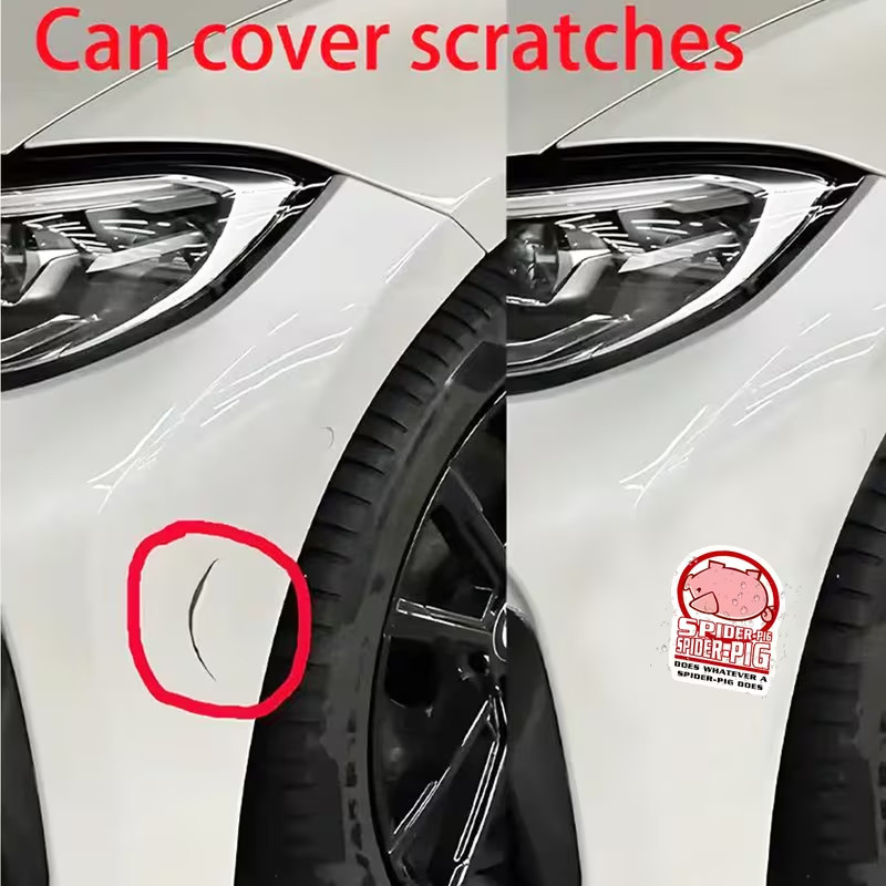 Spider Pig Car Sticker – Homer, Simpsons Movie Weatherproof Bumper & Window Dec