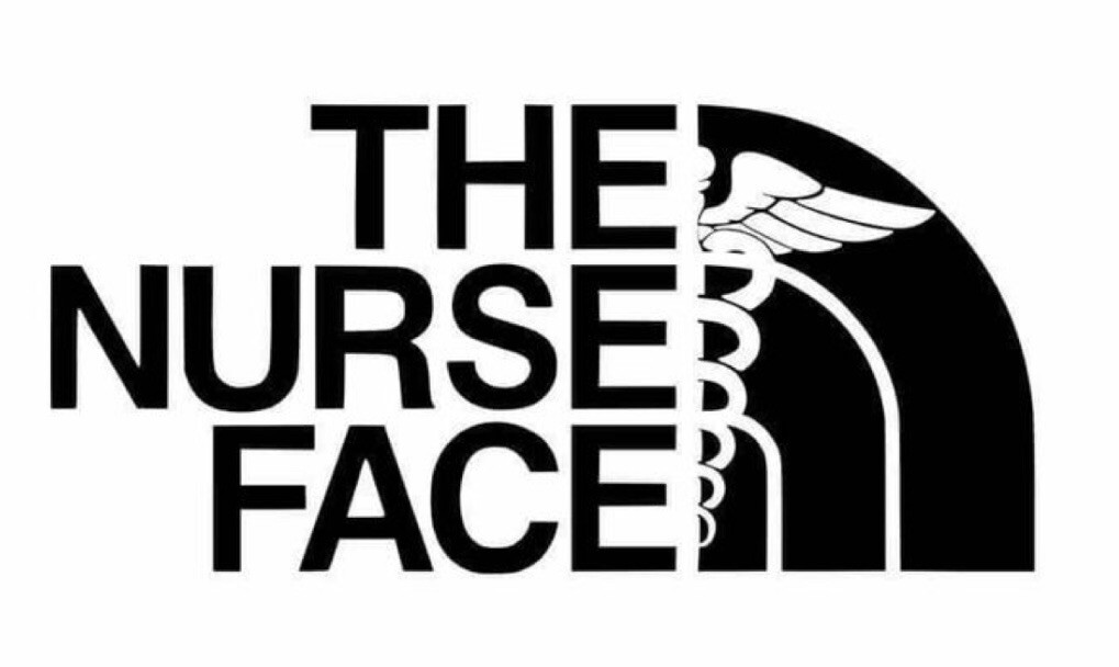 The Nurse Face White Vinyl Decal Sticker
