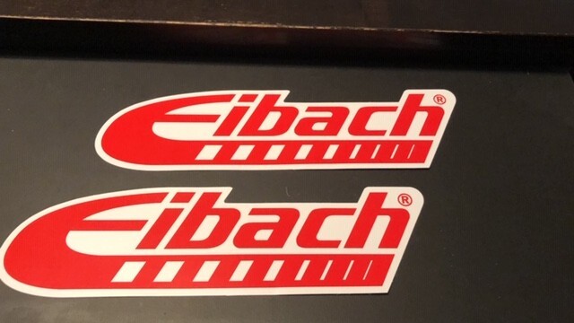 Eibach Springs Racing 2PC SET Stickers 8″ X 2″