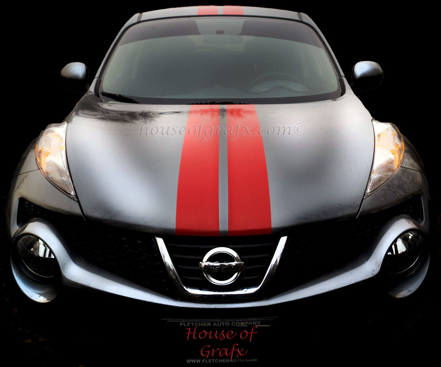 Plain Solid Racing Rally Stripe Stripes Decal Decals Graphics fit Nissan Juke