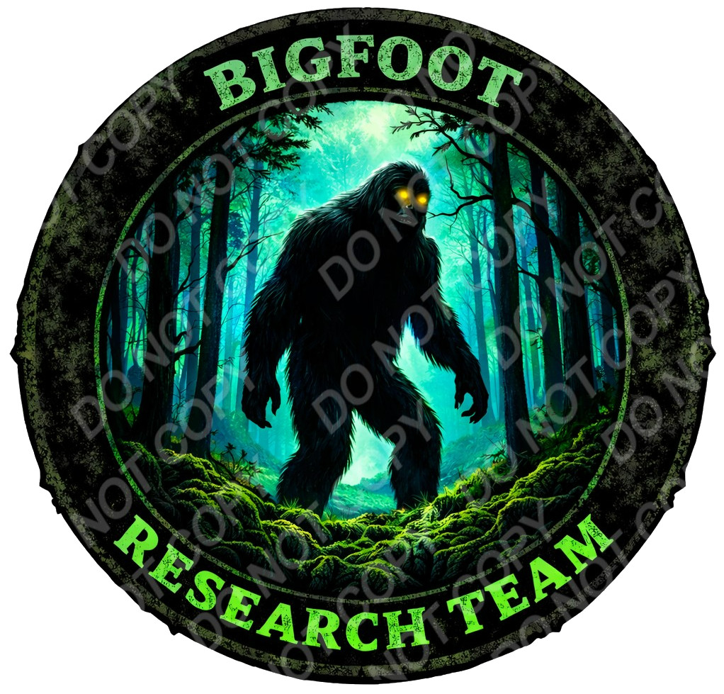Bigfoot Research Team Window Vinyl Decal Truck Laptop Graphic Bumper Sticker