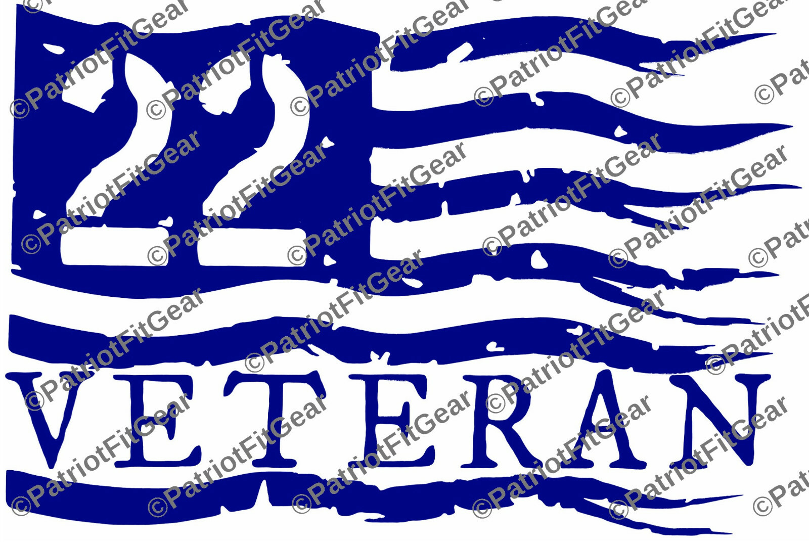 Veteran 22,Flag,Suicide Awareness,PTSD,Military,Support Our Troops,Vinyl Decal