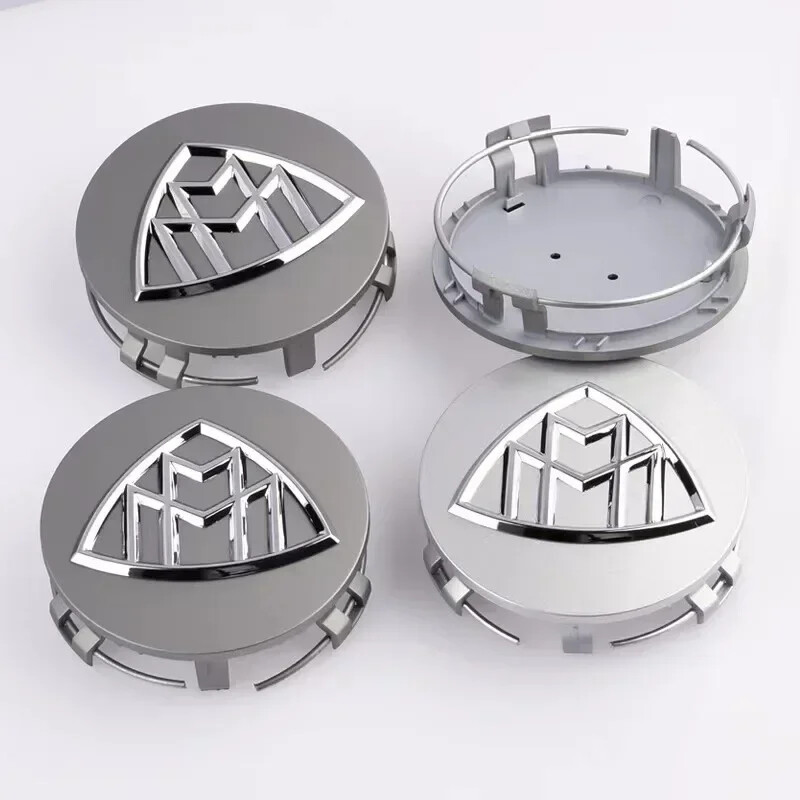 4pcs 75mm Maybach Car Emblem Wheel Center Hub Cap auto Rim cover dust-proof