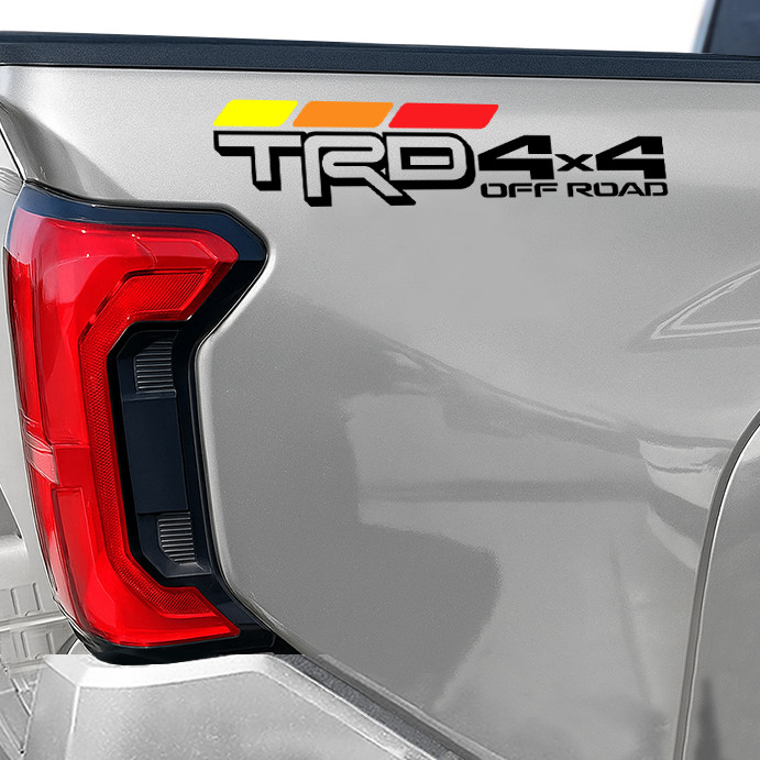 TRD 4X4 Off Road Decal Sticker Set Fits Toyota Tacoma Tundra 2024 2025 Vinyl 2u