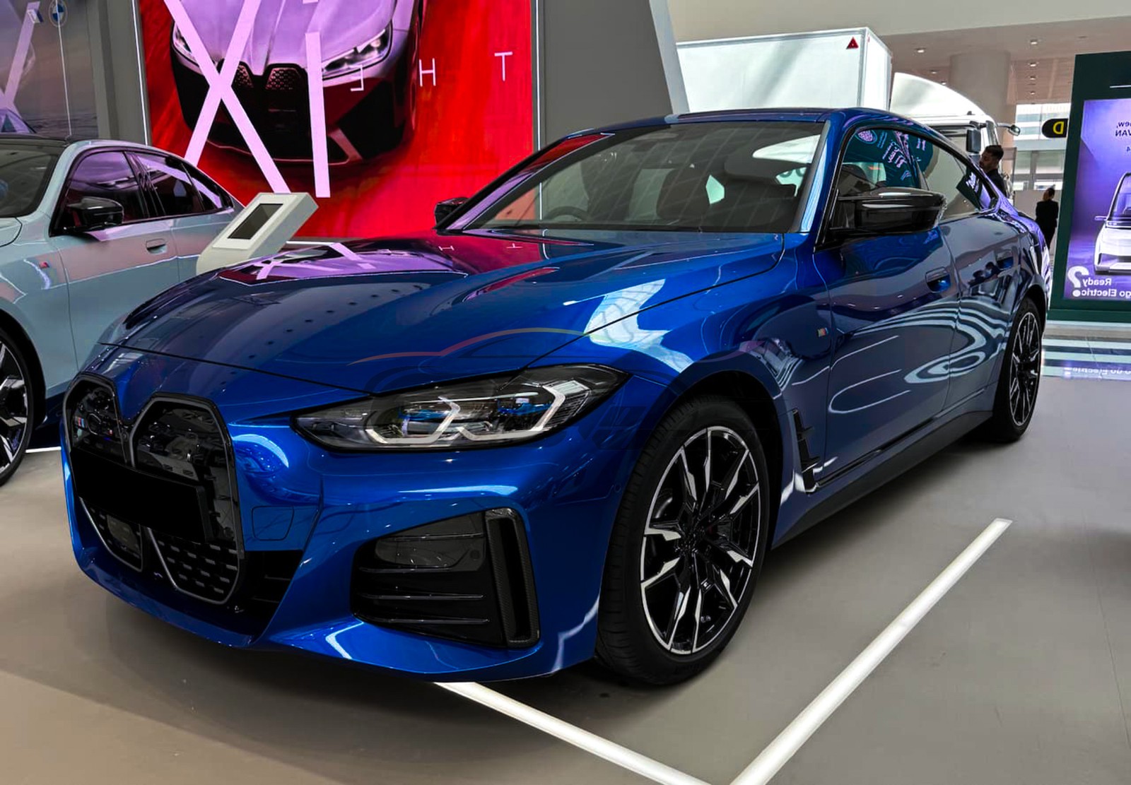 Gloss Metallic Intense Blue PPF TPU Paint Protection Film Dry Wet Car Vinyl Wrap