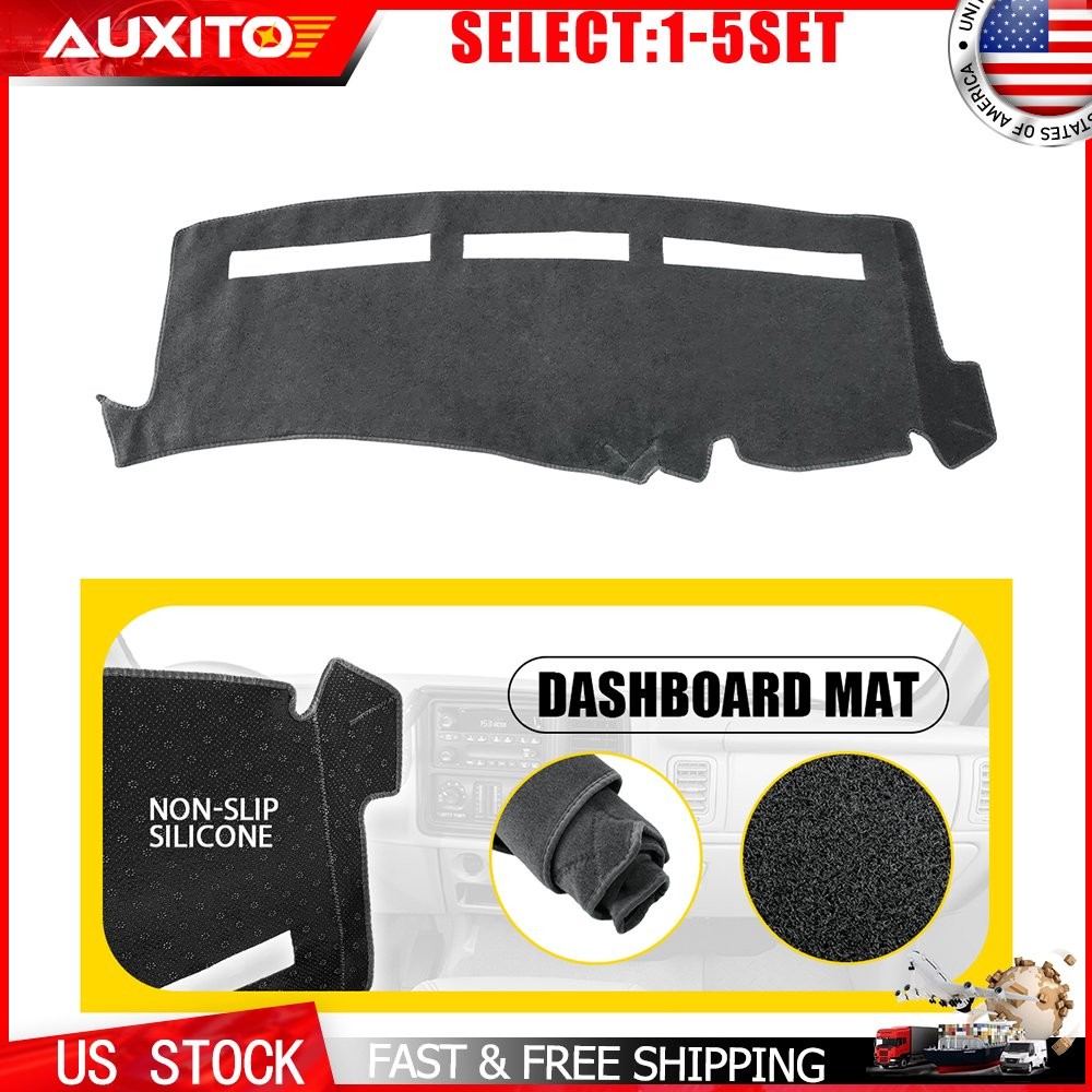 for GMC Sierra 1500 2500 1999-06 Gray Anti-slip Dash Board Cover Mat Pad 1-5X