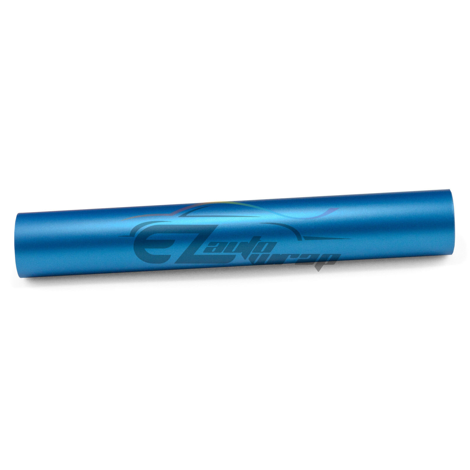 【Satin Chrome】 Light Blue Matte Metallic Vinyl Wrap Sticker Air Release Sheet