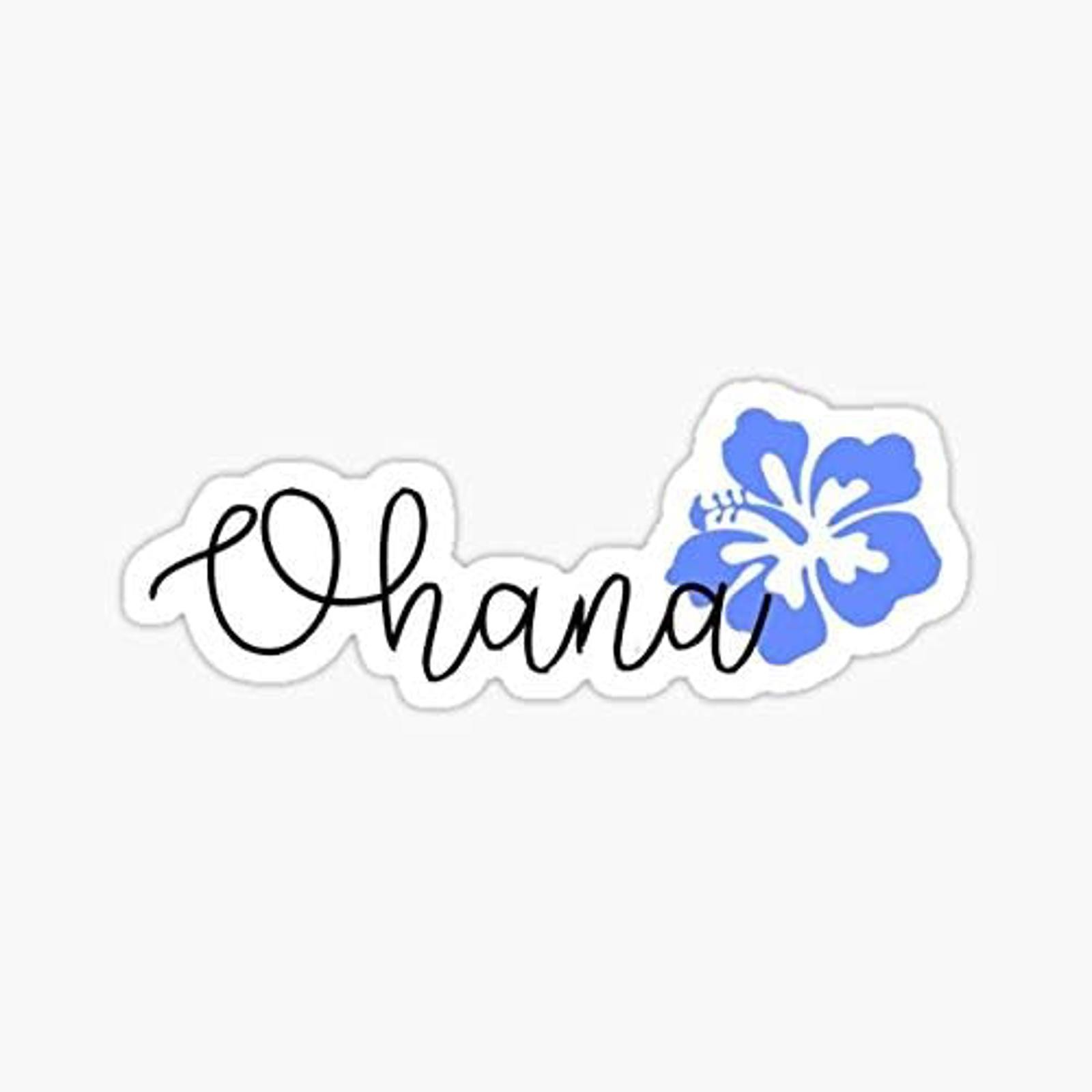 Ohana 5.0″ Vinyl Cartoon Sticker – Wall, Car, Truck, Laptop, Window Sticker