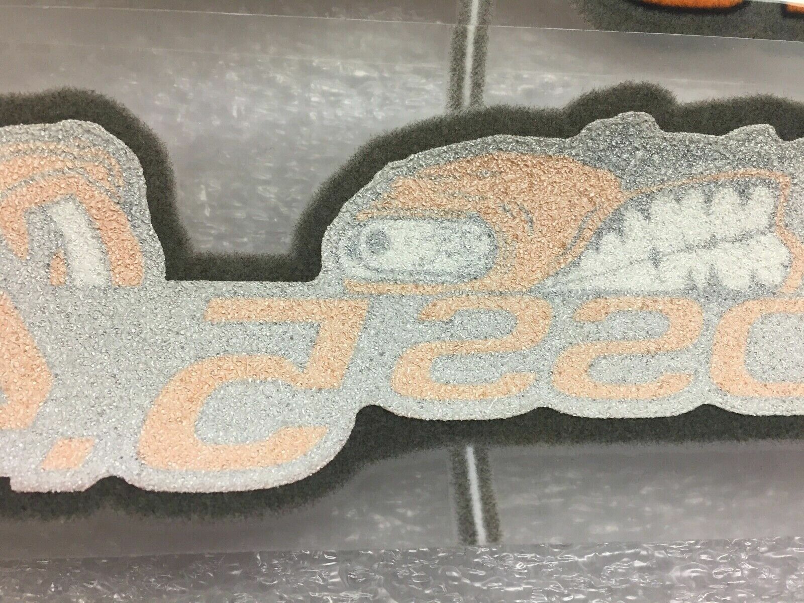 New LA West Conversion 97-03 Ford F-150 Boss 5.4L Iron-on Decals Orange/Gray