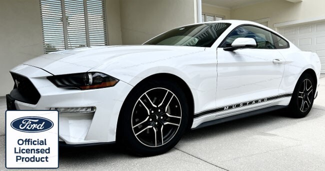 Set of Ford Mustang Rocker Panel Door Side Stripes Stickers Right Left style RJ