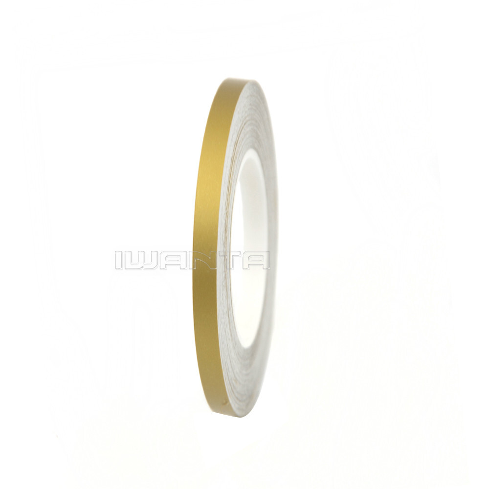 1/6″ 4mm Matte Gold & Silver Grey Pinstriping Pin Stripe DIY Vinyl Decal Sticker