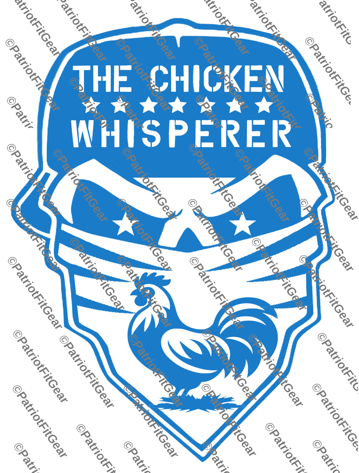 The Chicken Whisperer,Skull,Chicken,Fowl, Rooster,Poultry,Hen,Custom Vinyl Decal